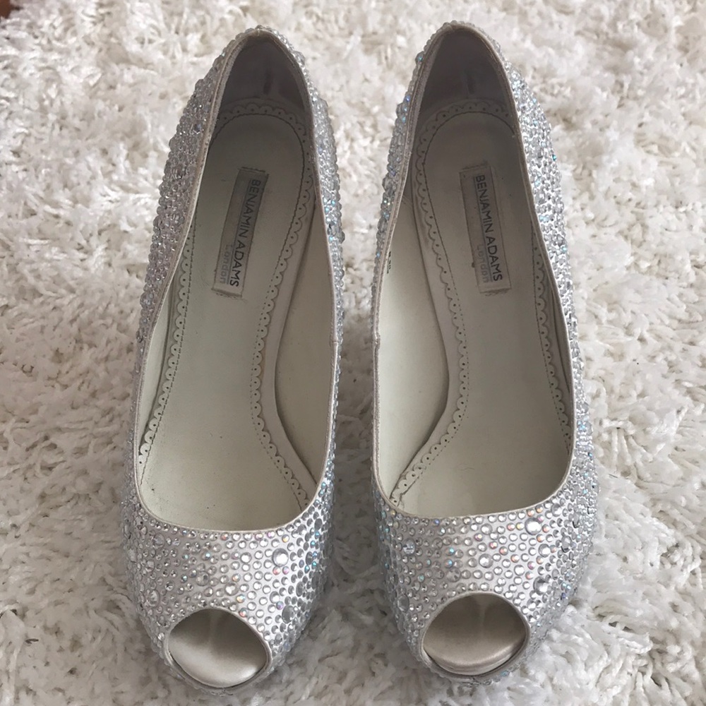 Swarovski crystal wedges- Wedding/prom